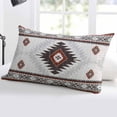 thumbnail image 5 of Brown Beige Boho Throw Pillow Cover 12 x 20 Inch Decorative Pillow Cover Vintage Ethnic Tribal Southwestern Lumbar Pillowcase Seasonal Rectangle Cushion Case for Couch Sofa Bed Living Room, 5 of 7