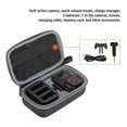 thumbnail image 4 of Action Camera Travel Case, Fabric Velvet Soft Lining Action Camera Carrying Case Zipper Closure  for Camping, 4 of 7