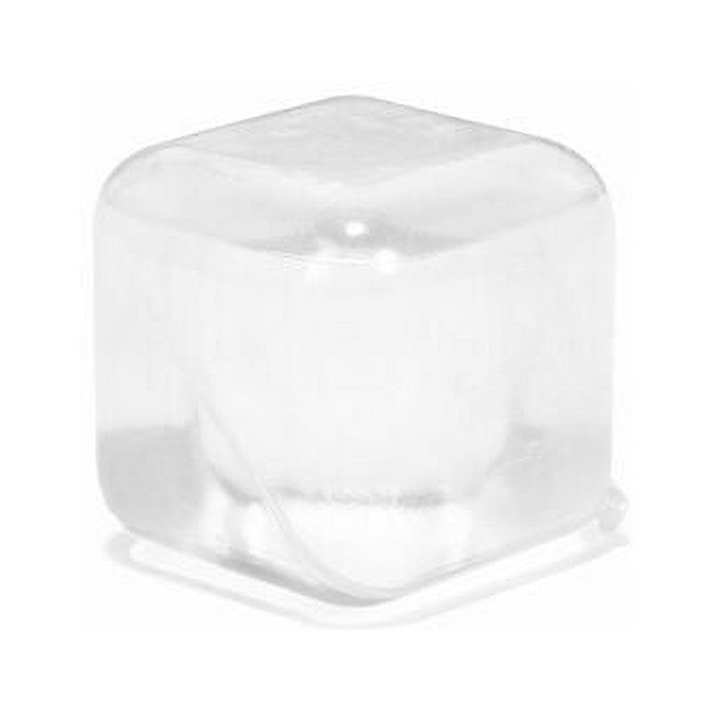 Kikkerland Clear Plastic Reusable Freezable Ice Cubes - Set of 30, Chills  Drinks Without Diluting, Washable Fake Ice Cubes for Cocktails, Wine, Beer