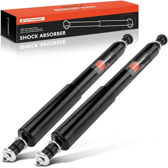 A-Premium Front Pair (2) Shock Absorber Compatible with Ford F-150 F150 1978-1979 F-250 F250 1961-1979 F-350 F350 1979 F-100 F100 1961-1965 & Mitsubishi Fuso FK 1988-1989 Driver and Passenger Side