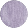 thumbnail image 3 of SAFAVIEH California Plush Solid Shag Area Rug, Lilac, 6'7" x 6'7" Round - Modern Design, Lilac, Non-Shedding & Easy Cleaning, Ultra Plush Thick Pile, Ideal for Living Room, Bedroom, 3 of 12