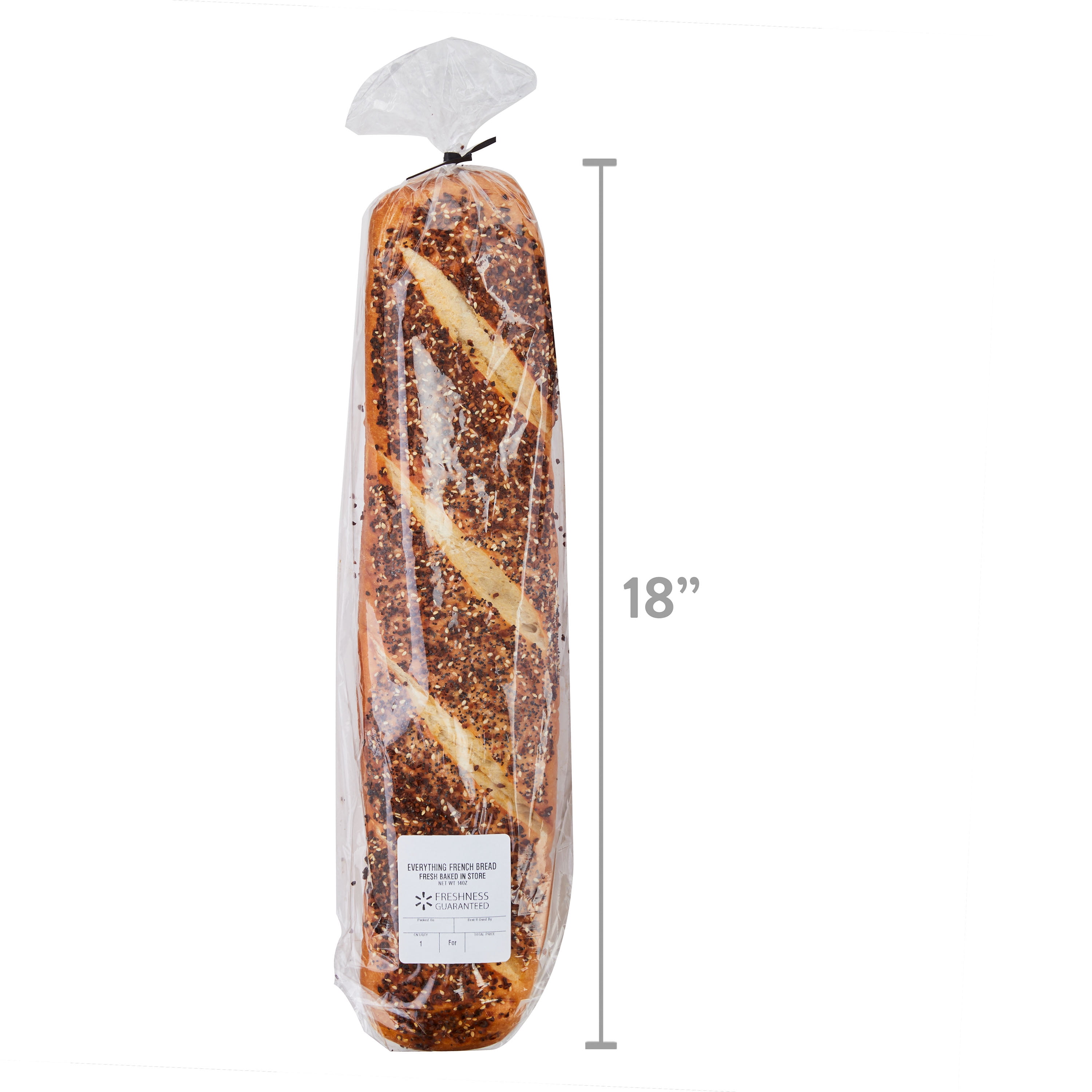 Freshness Guaranteed Everything French Bakery Bread Loaf, 14 oz, 1 Loaf