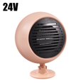thumbnail image 3 of 24V Truck Car Heater Fan Defroster Dual-Purpose Cooling System Ptc Ceramic Fast Heating 360° Adjustable For Commercial Vehicles Pink, 3 of 10