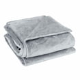 thumbnail image 1 of Manta uxcell para Sofá Cama Todas Las Estaciones Colección Suave T/F/Q Gris Claro 1,8 x 2m, 1 of 10