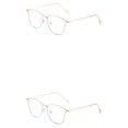 thumbnail image 4 of Minnieouse Gafas anti-luz Gafas con bisagra de metal Gafas para computadora resistentes al desgaste Gafas para miopía ópticas antideslizantes Type3 NO3, 4 of 6