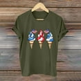 thumbnail image 2 of CFLVAEK Funny 4th of July Tshirts for Women Novelty American Flag Graphic Tees Summer Casual Short Sleeve Round Neck Tshirt Patriotic Tops XL, 2 of 4