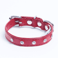 thumbnail image 2 of ATHENS Leather Dog Collar Single Row Rhinestones, 2 of 2