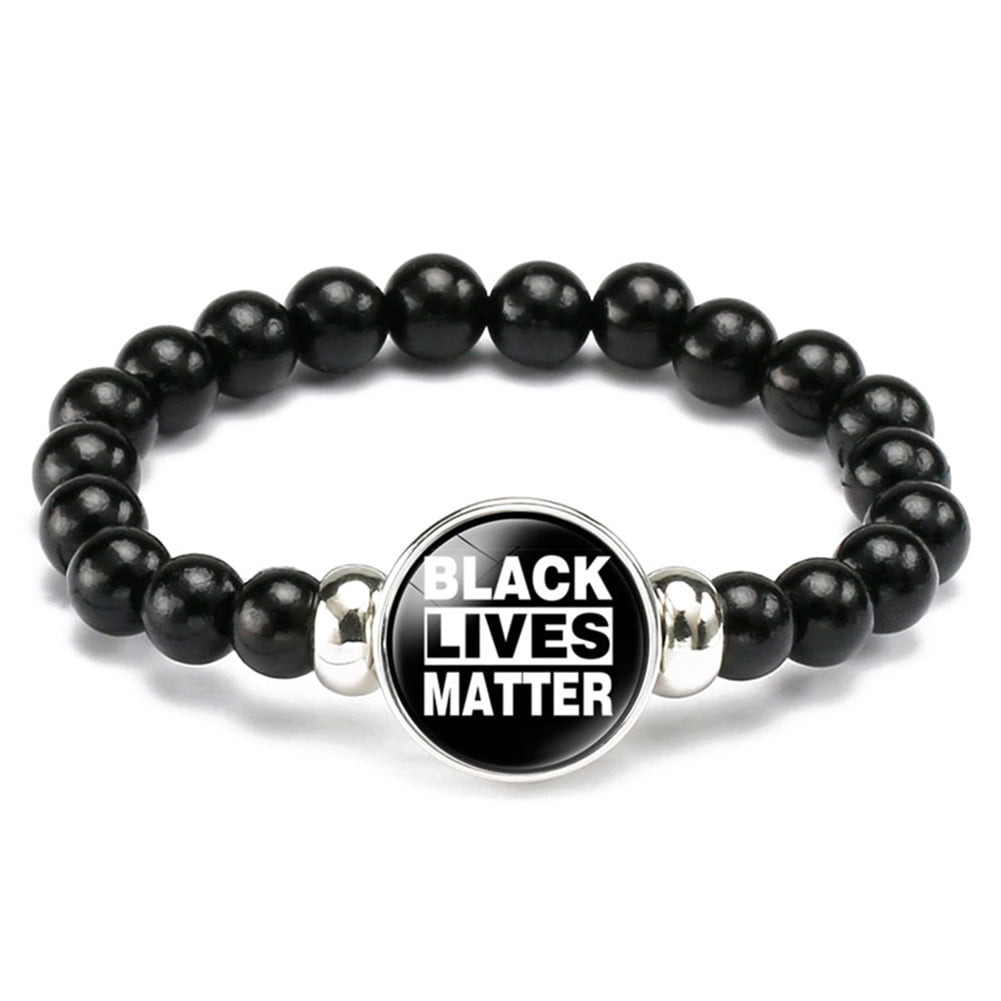 Black Lives Matter Beaded Bracelet, I Can'T Breath Bracelet