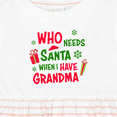 thumbnail image 4 of Inktastic Who Needs Santa when I Have Grandma Girls Baby Dress, 4 of 5