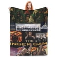 thumbnail image 1 of Manta de franela ultra suave y acogedora de The Hunger Games para picnic para niños, niñas y adultos, mantas de felpa ligeras y esponjosas para sofá, cama, sofá, sala de estar, 1 of 6