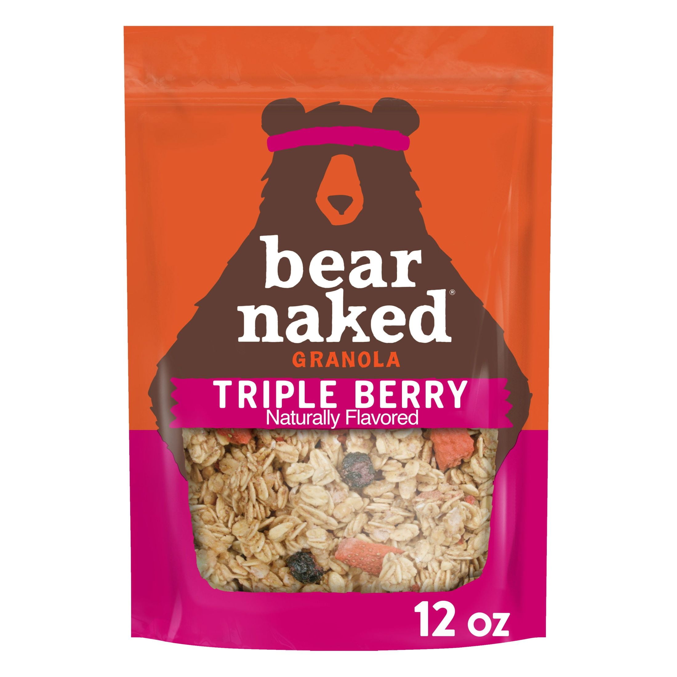 Bear Naked Fit Granola Cereal, Triple Berry, 12 oz