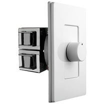 OSD SLK 300W Screwless Knob In-Wall 300W Volume Control, Impedance Matching, White