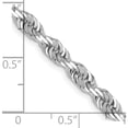 thumbnail image 5 of 14K White Gold 4.5mm D/C Quadruple Rope Chain (20 X 4.5) Made In Peru wqt035-20, 5 of 5