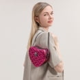 thumbnail image 4 of KURT GEIGER LONDON Bolso de hombro de moda para mujer, bolso con forma de corazón, bolsos rosas, bolsos cruzados de cuero PU, bolso de mano para fiesta Y2K, 4 of 5