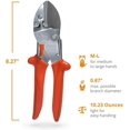 1 Professional Anvil Pruner Garden Tools 1.104 Robust & Sharp Hedge