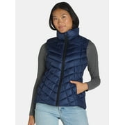 Big Chill Women's Chevron Quilted Puffer Vest, Midweight, Sizes S-3X