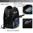 thumbnail image 4 of Pofeuu Mystical Underwater Coral Scene Print Storage Laptop Backpack with USB Charging Port[Water Resistant] College Computer Bookbag Fits, 4 of 7