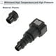 thumbnail image 5 of Conectores rápidos de línea de combustible de 5/16" ID para conector macho SAE de 5/16" - Conectores de sellado de plástico negro y gris, 2 piezas, 5 of 6