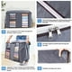 thumbnail image 5 of Bolsa de almacenamiento de gran capacidad | Organizador de ropa plegable de 90 litros con cremallera y ventana transparente para ropa, mantas y almohadas, 5 of 6
