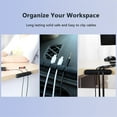 thumbnail image 5 of Cord Desk Holder Winder Desktop Tidy Management Silicone Cable Organizer Clips Holder for Mouse Keyboard Earphone Headset, 5 of 5