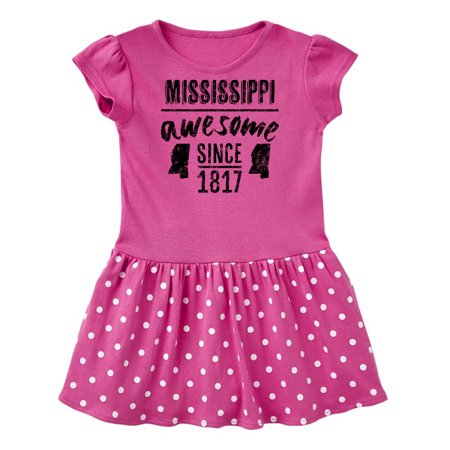 

Inktastic Mississippi Awesome Since 1836 Gift Baby Girl Dress