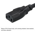 thumbnail image 4 of AC Power Cord 3 Prong 5ft 16 AWG Plug AC Cable NEMA 5-15P to C13 Female 1Pack, 4 of 5