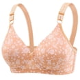 thumbnail image 3 of Bovxnpu Bras for Women, Womens Push Up Everyday Bras Seamless Wireless Supportive Bra, Woman Thin Cup Lace Comfortable And Breathable Rimless Shoulder Strap Adjustable Underwear Daily Bra, 3 of 4