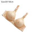 thumbnail image 2 of Sujetador bordado calado sexy Copa fina de algodón Ropa interior ajustable sin anillo de acero, 2 of 5