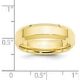thumbnail image 4 of Avariah Diamonds Solid 10k Yellow Gold 6.2mm Beveled Edge Comfort Fit Wedding Band Size 10 - Ring Size 10.0, 4 of 7