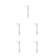 thumbnail image 2 of pitrice Model Railway Lamp Classical Pathway Single-Head Lightweight Ladder Streetlights Miniature Outdoor LED Metal Lamppost Silver（White Light） 5Set, 2 of 6