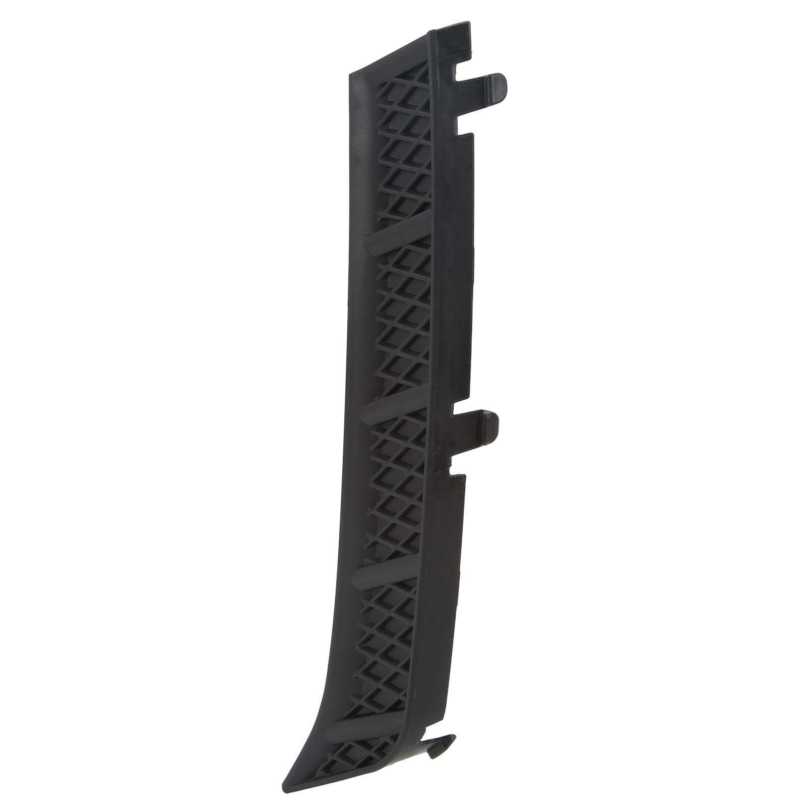 Front Bumper Side Trim Front Bumper Side Spoiler Front Bumper Molding Side Cover Trim Black ABS