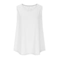 thumbnail image 6 of BUIGTTKLOP Plus Size Tank Tops for Women Plain Sleeveless Shirts Casual V Neck Blouses Loose Fitting Tunic Tops, 6 of 6