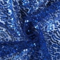 thumbnail image 2 of BalsaCircle 72" x 72" Royal Blue Square Sequined Table Overlays Wedding Catering Linens Tablecloth, 2 of 2