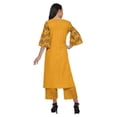 thumbnail image 4 of Moomaya Ensemble Maxi Kurta Palazzo pour Femmes Imprimé Tenue 2 Pcs Tenue Ethnique, 4 of 5