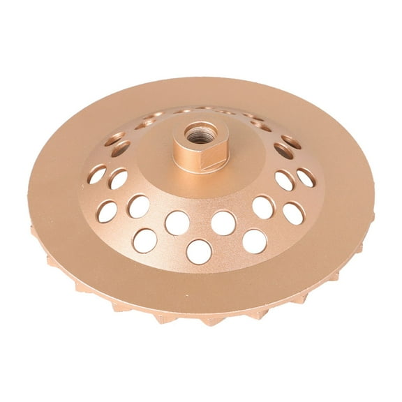 7 inch Diamond Cup Grinding Wheels 24 Segments 5/8"-11 Arbor for Grinding Concrete Masonry Angle Grinder