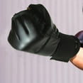 PU Leather HalfFinger Boxing Gloves Professional Grade, Breathable