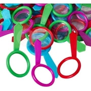 Magnifying Glasses - 144 Pack of Plastic Enlarging Glasses, Party Favors or Loot Bags Fillers, Gift Ideas, Children Educational Toy, Finding Easter Eggs Gadget, Party Prizes