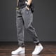 thumbnail image 1 of Pantalones vaqueros Cargo para hombre, ropa de calle, Harem, holgados, talla grande 6XL 7XL 8XL, Primavera Verano, 1 of 5
