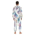 thumbnail image 6 of IAUYY Unisex Adult Onesie Pajamas Ultra-Soft Crystal-Soft Fabric, Halloween Adult Onesie Pajamas Adults,With a Zipper Plus Size Onesie Pajamas, Butterfly Palette, 6 of 6
