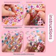 thumbnail image 2 of LUVCLS Pegatinas de maquillaje DIY Pegatinas 3D Gemas para ojos y rostros Pegatinas con purpurina T7N7, 2 of 7