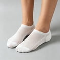 thumbnail image 2 of Yuanlong Unisex Mesh No Show Socks 5 Pack Low Cut Lightweight Breathable Thin Comfort Plain Basic Socks, 2 of 4