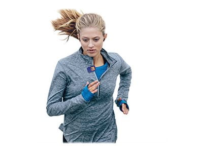 SanDisk 16GB Clip Sport Plus MP3 Player, Blue, New Condition - SDMX28-016G-G46B