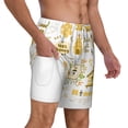thumbnail image 3 of Goofa Farm Bee Cute Honey Printed Men's Swim Trunks Board Shorts Quick Dry Mens Swimming Trunks with Compression Liner,Breathable Fit Hawaii Beach Shorts-Small, 3 of 9
