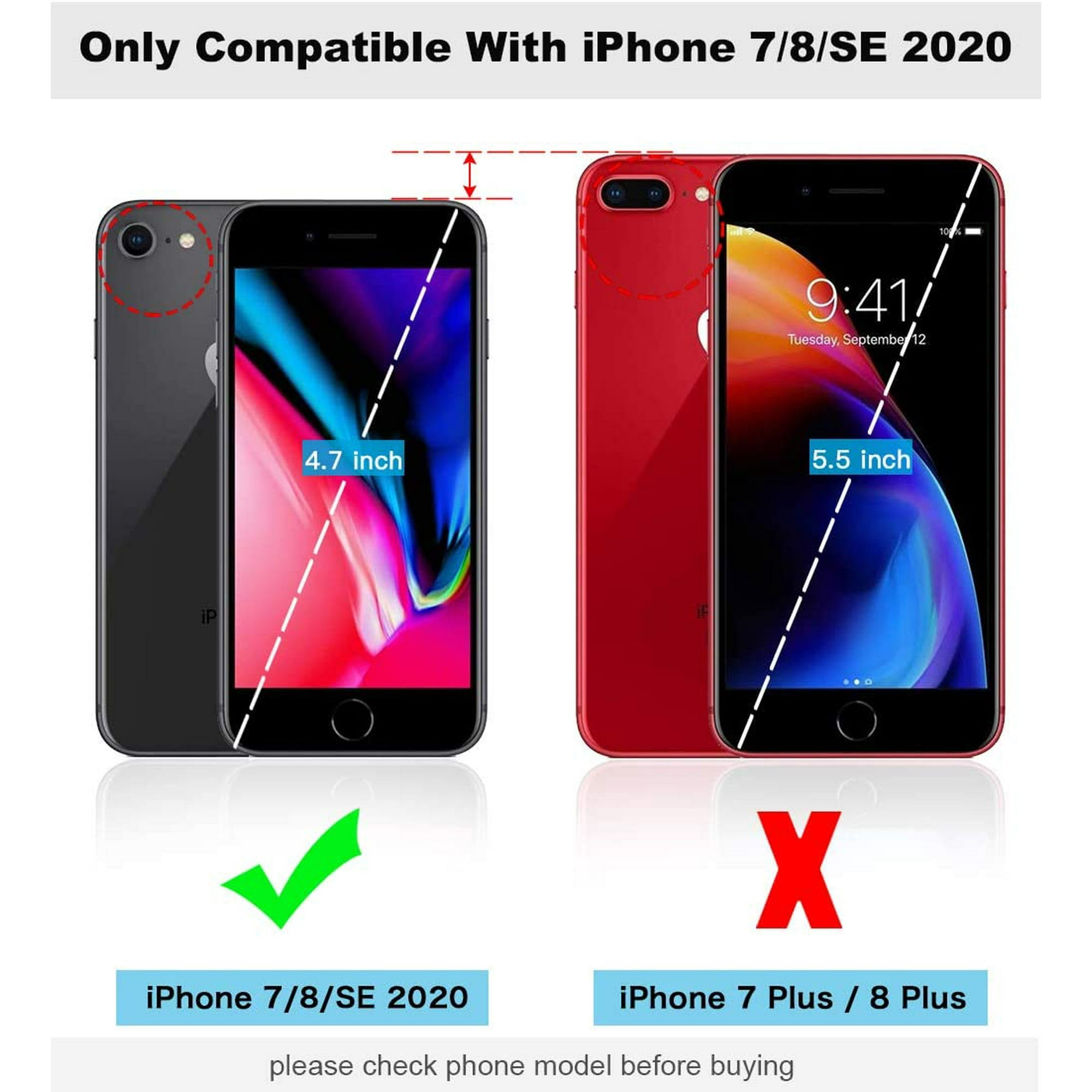Iphone 7 Case Wallet Iphone Se2 Case Iphone 8 Leather Case Slim Iphone 7 Flip Case Iphone 8 Folio Case Iphone8 Case Walmart Canada