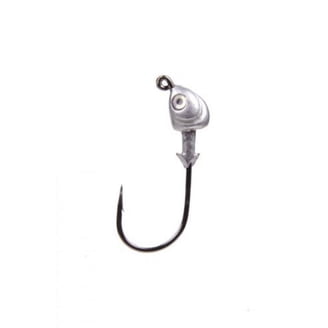 Strike King Saltwater Flats Jig Head - Chartreuse Color With 3D Eyes, Premium Hook For Inshore Fishing