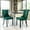 Green + Dining Room + American Design + Rubberwood + Foam + Velvet, variant on Velvet Dining Chairs Set of 2, Modern Tufted Dining Room Chair, Upholstered Dining Chairs with Lion Head Pulls Ring and Golden Solid Wood Legs, Luxury Kitchen Chairs for Dining Room,Wine Red