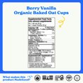 thumbnail image 4 of MadeGood Baked Oat Cups – Berry Vanilla 5 Cups, 4 of 11