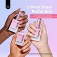 thumbnail image 4 of Esmalte de uñas Beetles Jelly Gel, 6 colores, 15 ml, blanco lechoso y rosa, 4 of 7