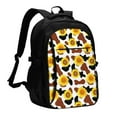 thumbnail image 1 of Balery Sunflower Cow Mochila con carga USB para hombre y mujer - Mochila impermeable y antirrobo para laptop con puerto USB para viajes, trabajo, 1 of 7
