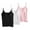 Pink, variant on Alkepwun Shelf Bra Camisoles Top for Women Adjustable Spaghetti Strap Tank Tops Basic Layer Undershirts Camis 3 Pack